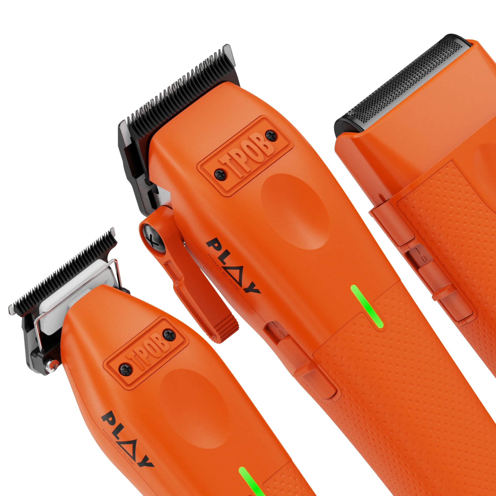 PLAY-3-PACK – Orange Edition (Clipper, Trimmer & Shaver with 3-Way Stand) - Image 4