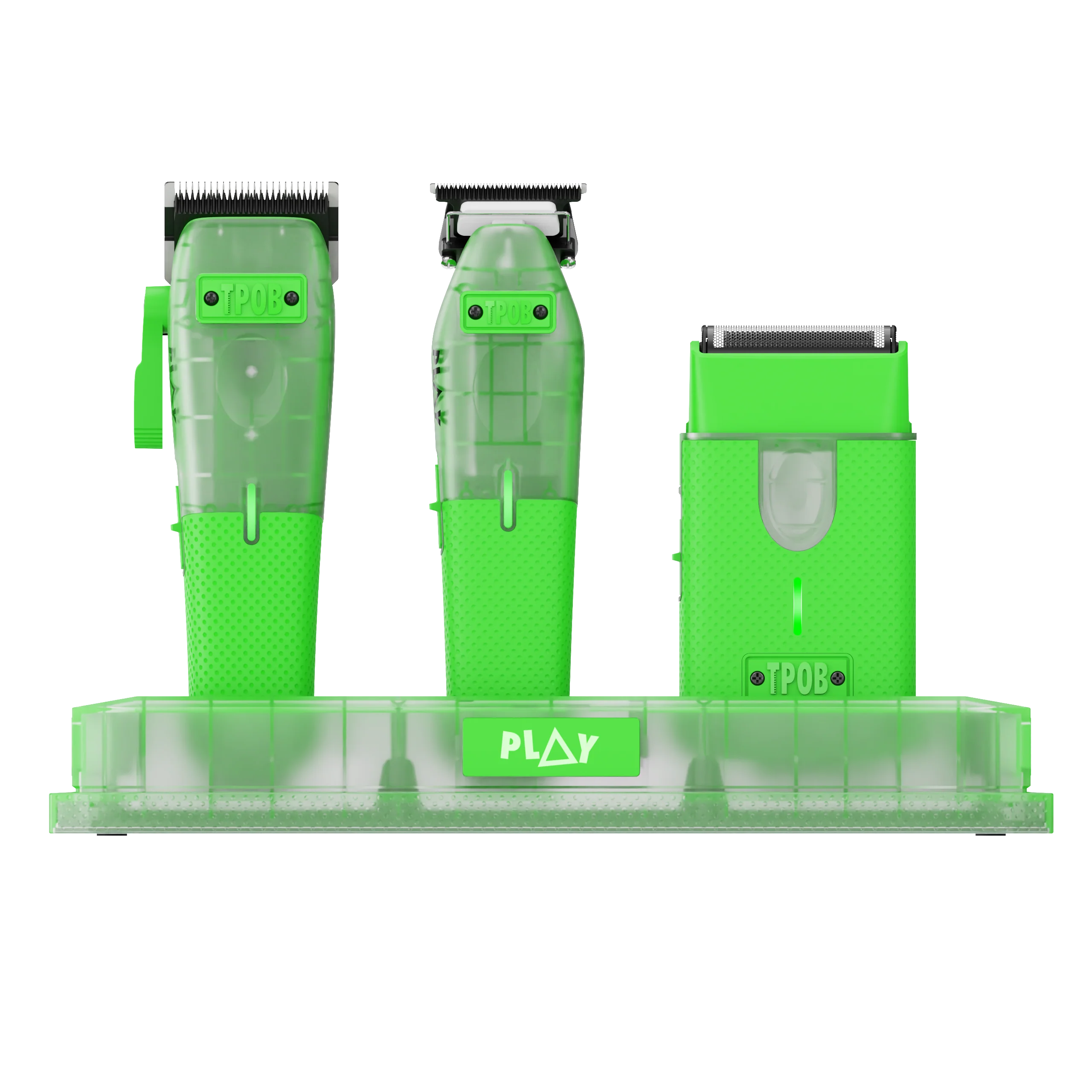PLAY MINI Transparent GREEN bundle with stand - Image 3