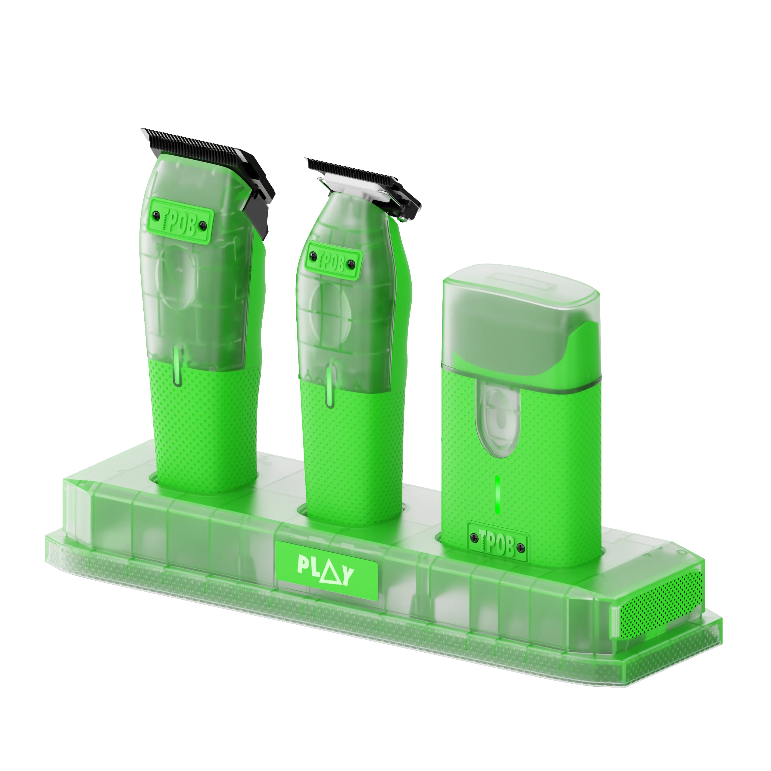 PLAY MINI Transparent GREEN bundle with stand - Image 4