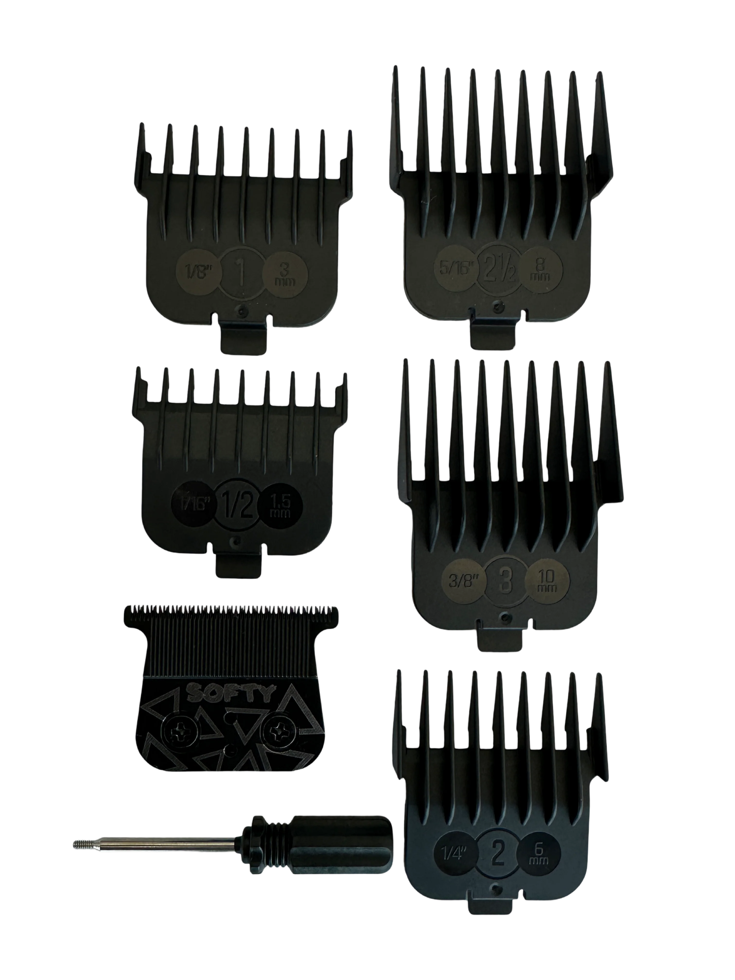 PLAY Trimmer Softy Blade + 5 guards (Black Edition) (Wholesale case of 12) - Image 5